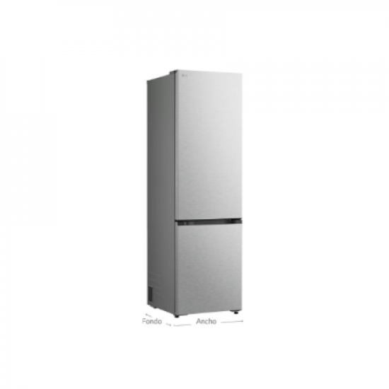 LG GBBS716CMB Refrigerator, Bottom Freezer, Total No Frost, Width 60 cm, Stainless Steel