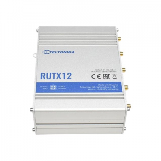 Teltonika RUTX122 Dual LTE Cat 6 Router (RUTX12200000)