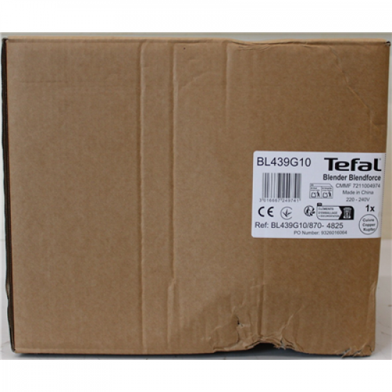 SALE OUT. | TEFAL Blender | BlendForce BL439G10 | Tabletop | 800 W | Jar material Glass | Jar capacity 1.75 L | Ice crushing | Copper | DAMAGED PACKAGING
