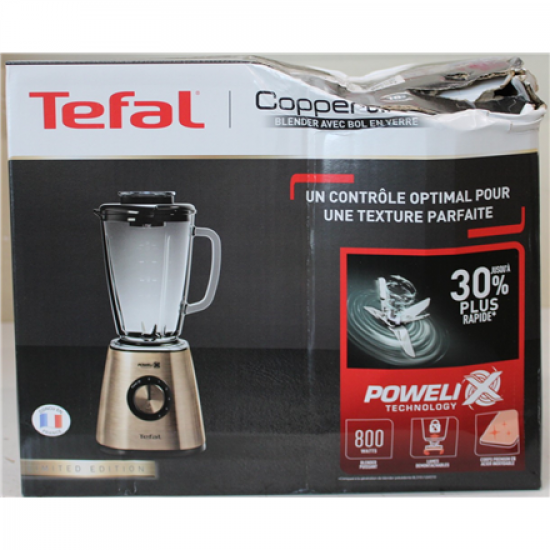 SALE OUT. | TEFAL Blender | BlendForce BL439G10 | Tabletop | 800 W | Jar material Glass | Jar capacity 1.75 L | Ice crushing | Copper | DAMAGED PACKAGING