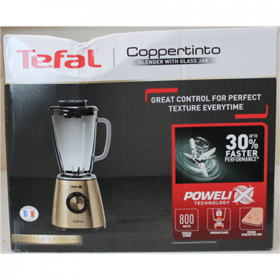 SALE OUT. | TEFAL Blender | BlendForce BL439G10 | Tabletop | 800 W | Jar material Glass | Jar capacity 1.75 L | Ice crushing | Copper | DAMAGED PACKAGING