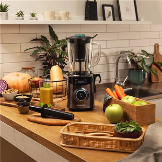Cecotec Blender | Power Black Titanium 1800 Advance | Tabletop | 1800 W | Jar capacity 1.8 L | Jar material Glass | Ice crushing | Black