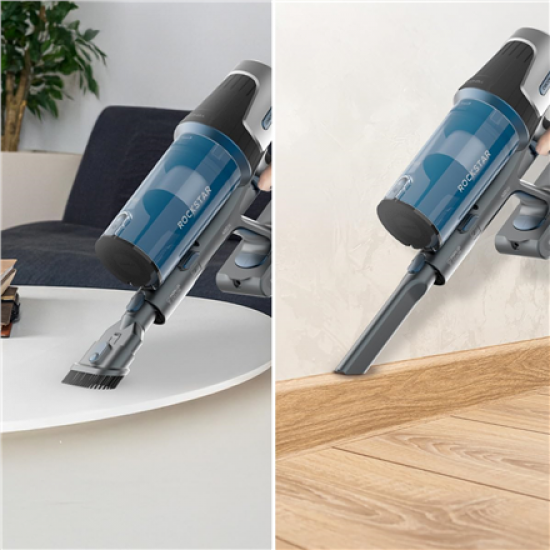 Cecotec Vacuum cleaner | Conga Rockstar P50 X-Treme | Corded operating | Handstick | 400 W | 33.6 V | Operating time (max) 60 min | Black/Blue
