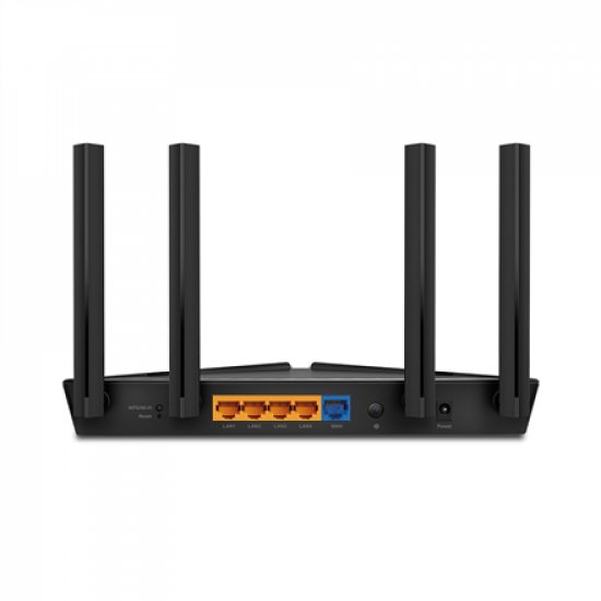 TP-LINK Archer AX1500 | AX1500 Wi-Fi 6 Router | 802.11n | 10/100/1000 Mbit/s | Ethernet LAN (RJ-45) ports 4 | Mesh Support No | MU-MiMO Yes | No mobile broadband | Antenna type Fixed