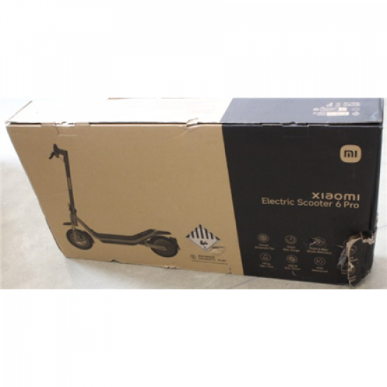 SALE OUT. Xiaomi Electric Scooter 6 Pro GL | Xiaomi 23 month(s) | DAMAGED PACKAGING