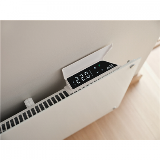 Mill Glass Smart WiFi Panel Heater Gen. 4 | GL1300WIFI4 | Panel Heater | 1300 W | Suitable for rooms up to 15-19 m² | White