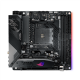 Asus ROG STRIX X570-I GAMING | Processor family AMD | Processor socket AM4 | DDR4 | Supported hard disk drive interfaces SATA, M.2 | Number of SATA connectors 4