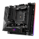Asus ROG STRIX X570-I GAMING | Processor family AMD | Processor socket AM4 | DDR4 | Supported hard disk drive interfaces SATA, M.2 | Number of SATA connectors 4
