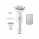 Braun Silk-épil 9 SES9-030 Epilator, Wet & Dry, White/Silver