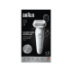 Braun Silk-épil 9 SES9-030 Epilator, Wet & Dry, White/Silver