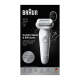 Braun Silk-épil 9 SES9-000 Epilator, Wet & Dry, White/Silver