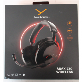 SALE OUT. Beyerdynamic MMX 230 Black Bluetooth ANC Headphones, Wireless | SALE OUT. Headphones | MMX 230 | Bluetooth | Over-Ear | Microphone | Black | Noise canceling | DEMO, MISSING USB ADAPTER | Warranty 24 month(s) | Wireless