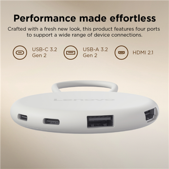 Lenovo Accessories Slim USB-C 3.2 Hub