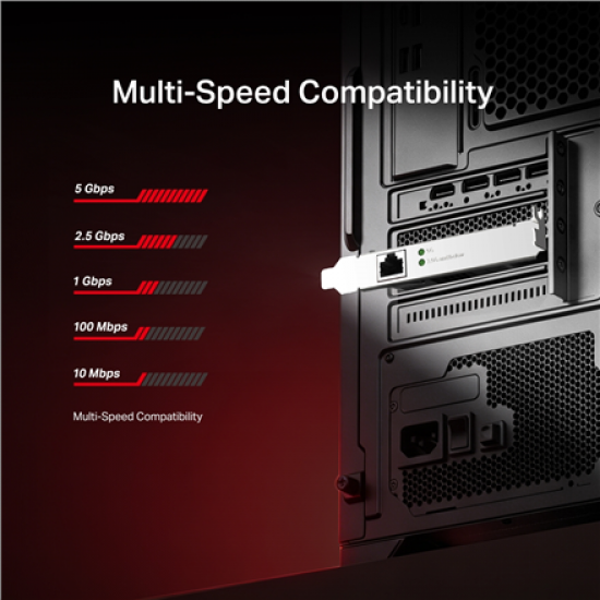 TP-Link TX301 PCIe 3.1 Slot to 5 Gigabit Network Adapter