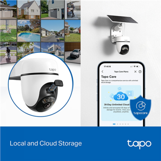 TP-Link TC90 KIT Solar-Powered Pan/Tilt Security Camera Kit