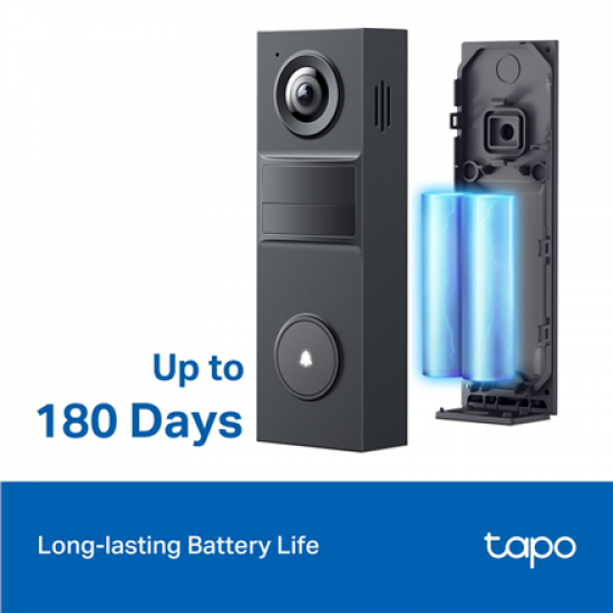 TP-Link Tapo D205 2K Battery Video Doorbell | TP-LINK