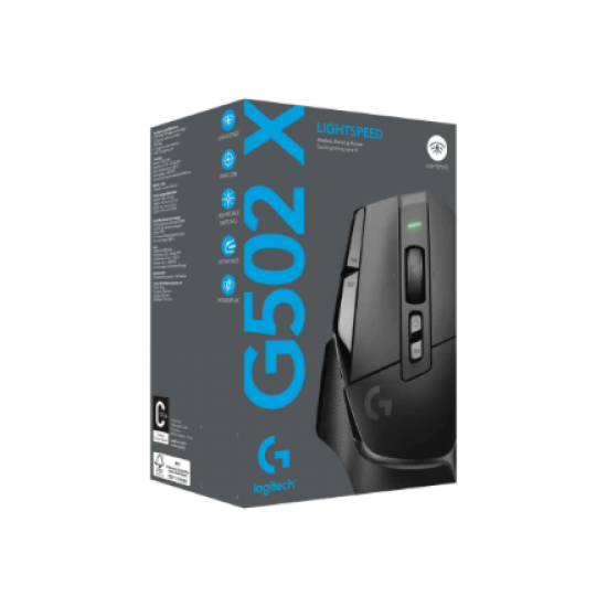 Logitech G502 X LIGHTSPEED Wireless Gaming Mouse, Black