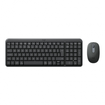 Logitech Wireless MK250 Keyboard and Mouse Combo, US INT, Graphite