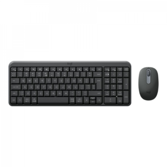Logitech Wireless MK250 Keyboard and Mouse Combo, US INT, Graphite