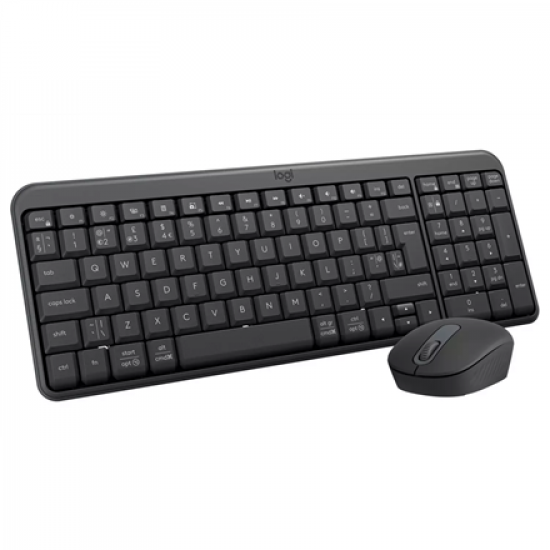 Logitech Wireless MK250 Keyboard and Mouse Combo, US INT, Graphite