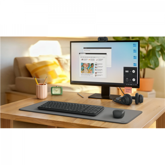Logitech Wireless MK250 Keyboard and Mouse Combo, US INT, Graphite