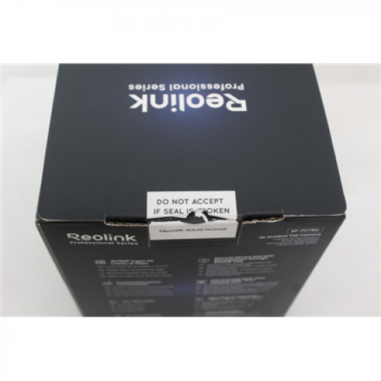 SALE OUT. Reolink PCRPD4K01 Smart 4K 125° View PoE Dome Camera | Reolink 4K Smart PoE Camera with Color Night Vision | RP-PCT8M | 24 month(s) | Dome | 8 MP | 2.8mm/F1.6 | IP67 | H.265/H.264 | MicroSD card slot, max. 512GB | UNPACKED, DEMO