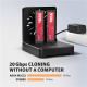 AXAGON ADSA-M2C22 USB-C 20Gbps docking station for 2x M.2 NVMe / SATA SSD with disk cloning function without PC