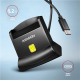 AXAGON CRE-SM4NC USB-C Smart card StandReader