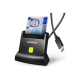 AXAGON CRE-SM4NC USB-C Smart card StandReader