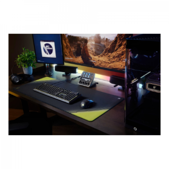 CORSAIR SKIFF 100 Wired RGB Membrane Gaming Keyboard, 10-Zoned RGB LED