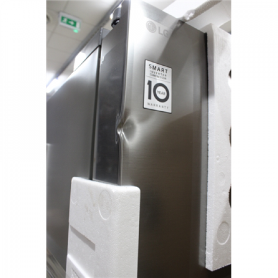 SALE OUT. LG GSGV81PYLL Refrigerator, Free-standing, Side by Side, E, Height 1.79 m, Net fridge 416 L, Net freezer 190 L, Silver | SALE OUT. LG Refrigerator | GSGV81PYLL | Energy efficiency class E | Free standing | Side by side | Height 179 cm | Fridge n