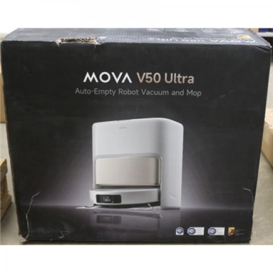 SALE OUT. MOVA V50 Ultra Robot Vacuum, White | MOVA Robot Vacuum | V50 Ultra | Wet&Dry | 6400 mAh | Dust capacity 3.2 L | 24000 Pa | White | DAMAGED PACKAGING | 34 month(s)