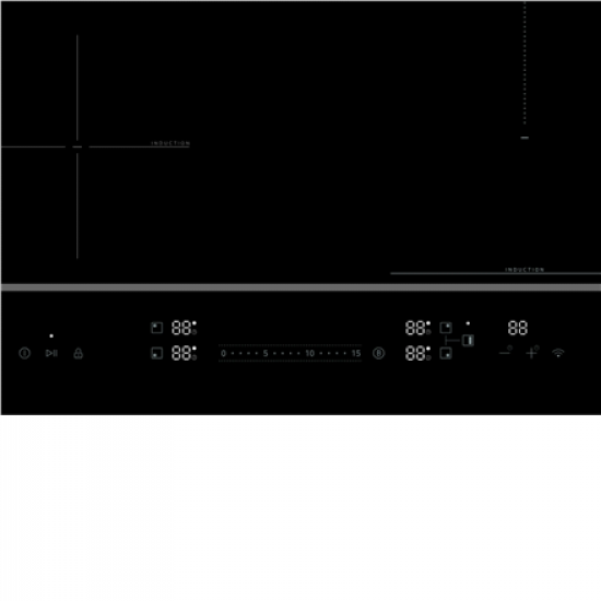 Midea Hob | MIH744BE325GKD | Induction | Number of burners/cooking zones 4 | Touch | Timer | Black