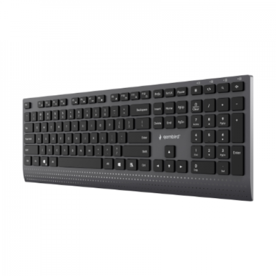 Gembird KB-MCH-06 Slim wired multimedia keyboard with Type-C adapter, US layout | Gembird