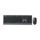 Gembird KBS-WPS-02 Dual-mode slim wireless desktop set, 2.4G+BT, US layout | Gembird