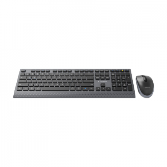 Gembird KBS-WPS-02 Dual-mode slim wireless desktop set, 2.4G+BT, US layout | Gembird