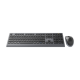 Gembird KBS-WPS-02 Dual-mode slim wireless desktop set, 2.4G+BT, US layout | Gembird