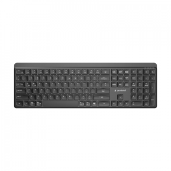Gembird KB-WPS-03 Dual-mode pro-business slim wireless keyboard, 2.4G+BT, US layout | Gembird