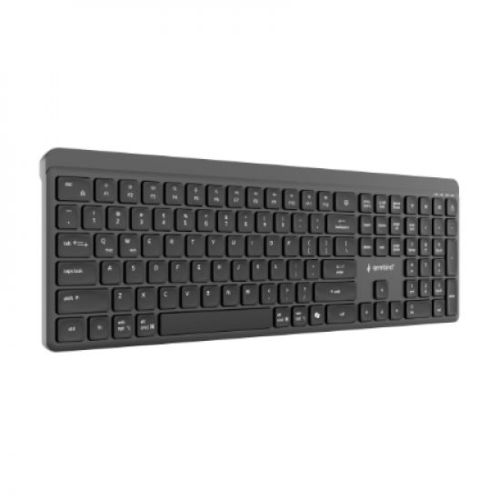 Gembird KB-WPS-03 Dual-mode pro-business slim wireless keyboard, 2.4G+BT, US layout | Gembird