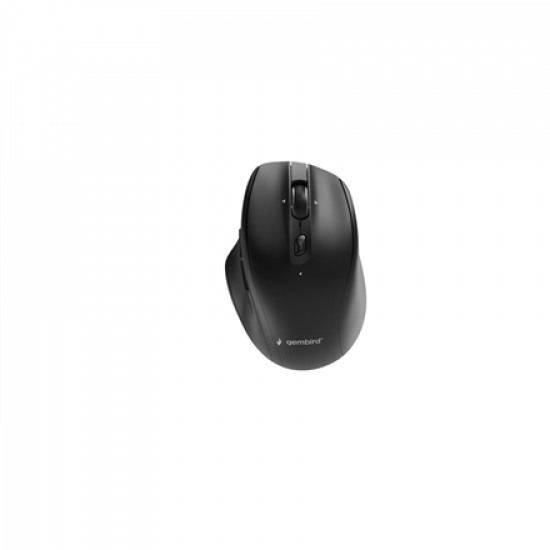 Gembird MUSW2-6B-02 Dual-mode 6-button wireless mouse, black | Gembird
