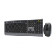 Gembird KBS-WPS-02-CYRL Dual-mode slim wireless desktop set, 2.4G+BT, Cyrillic layout | Gembird