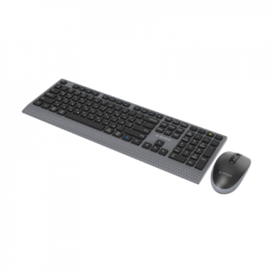 Gembird KBS-WPS-02-CYRL Dual-mode slim wireless desktop set, 2.4G+BT, Cyrillic layout | Gembird