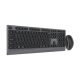 Gembird KBS-WPS-02-CYRL Dual-mode slim wireless desktop set, 2.4G+BT, Cyrillic layout | Gembird