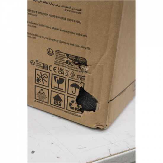 SALE OUT. MSI MPG VELOX 100R White PC Case, Mid-Tower, USB 3.2, Audio-out, Mic-in | MSI PC Case | MPG VELOX 100R WHITE | White | Mid-Tower | DAMAGED PACKAGING, DENTED CORNER (TOP)