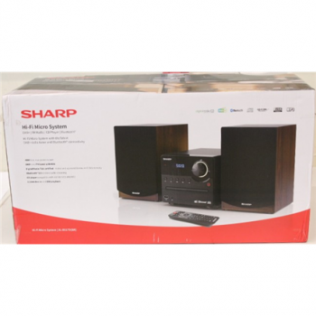 SALE OUT. Sharp XL-B517D(BR) Hi-Fi Micro System, CD/FM/USB/Bluetooth v5.0, Aux-in, 45W, Brown | Sharp Hi-Fi Micro System | XL-B517D(BR) | Brown | USB port | DAMAGED PACKAGING