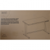 SALE OUT. Electric Height Adjustable Desk | 72 - 121 cm | Maximum load weight 50 kg | Metal | White | 24 month(s) | DAMAGED PACKAGING, DEMO