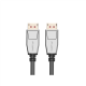 Lanberg DisplayPort M/M Cable 20 PIN V1.4 8K 60HZ | CA-DPDP-20CU-0018-BK | DisplayPort to DisplayPort | 1.8 m