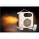 Adler LED Fan Heater with Remote Control | AD 7756 | Fan heater | 2000 W | Beige | IPX0
