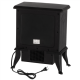 Adler Electric Fireplace | AD 7754 | Ceramic | 1800 W | Number of power levels 2 | Black