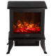 Adler Electric Fireplace | AD 7754 | Ceramic | 1800 W | Number of power levels 2 | Black